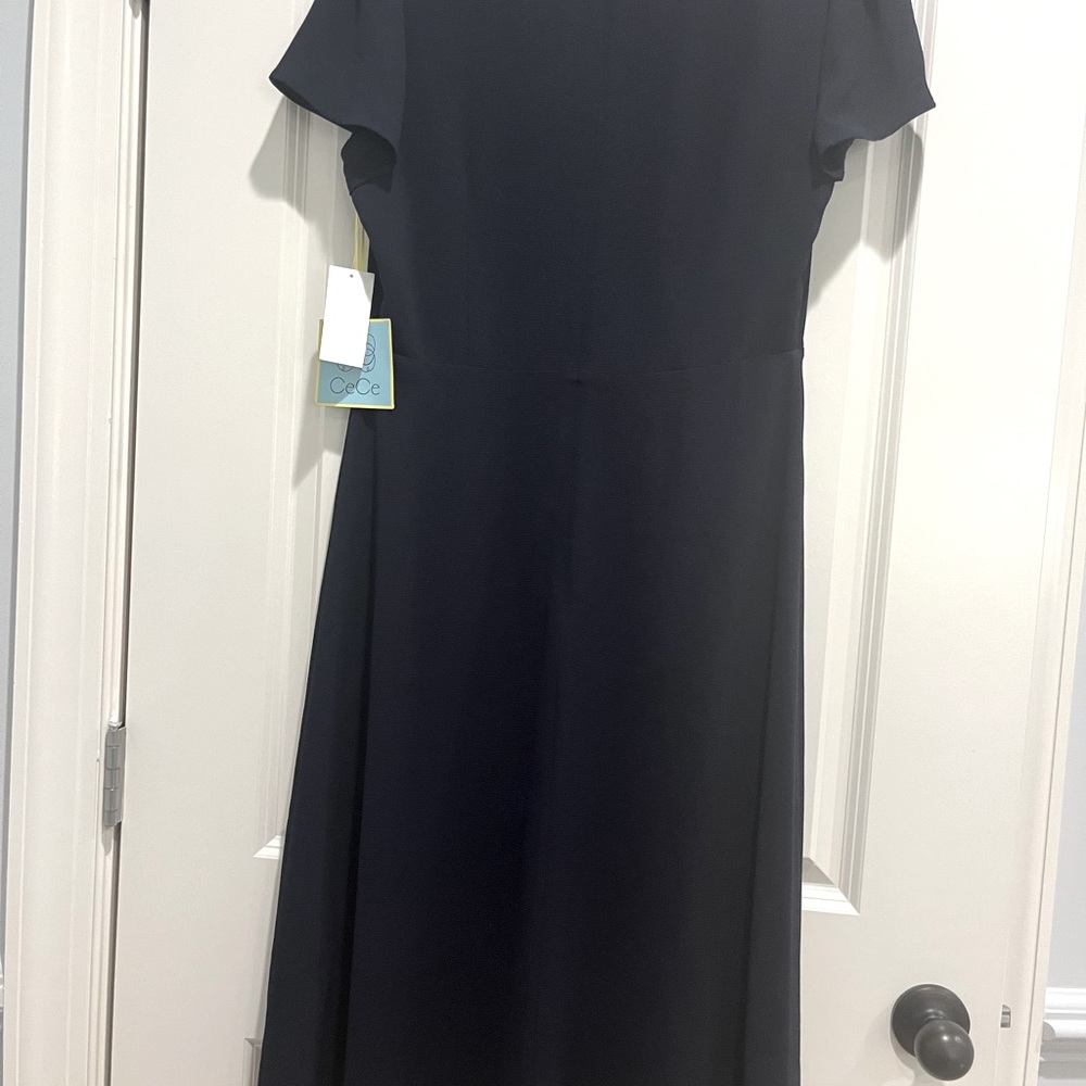 BNWT CeCe Gramercy Girl Dress Size 10 Navy Blue